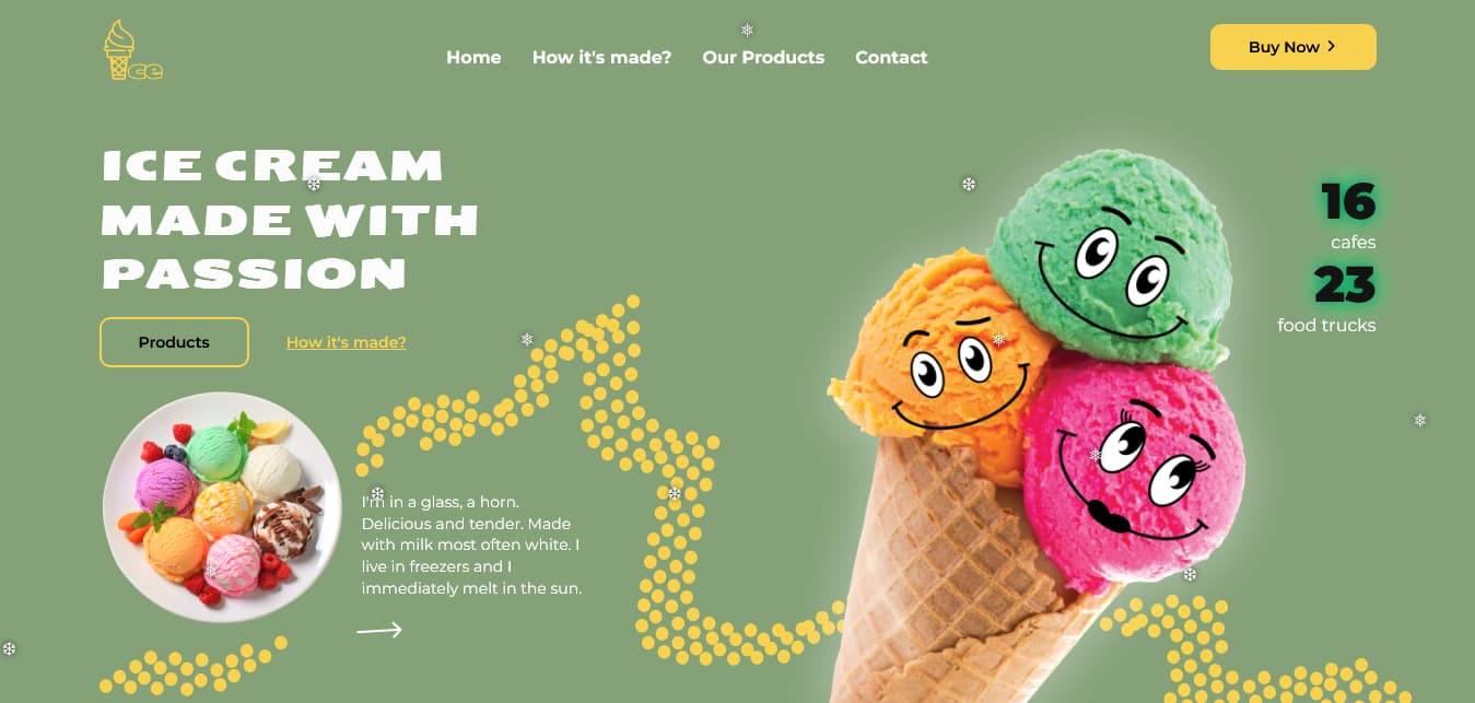 Ice Cream Theme